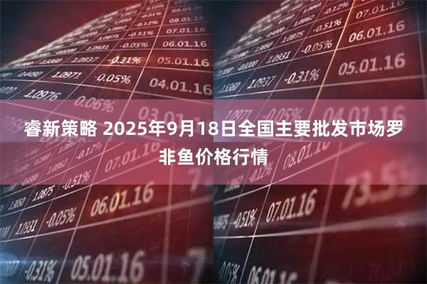 睿新策略 2025年9月18日全国主要批发市场罗非鱼价格行情