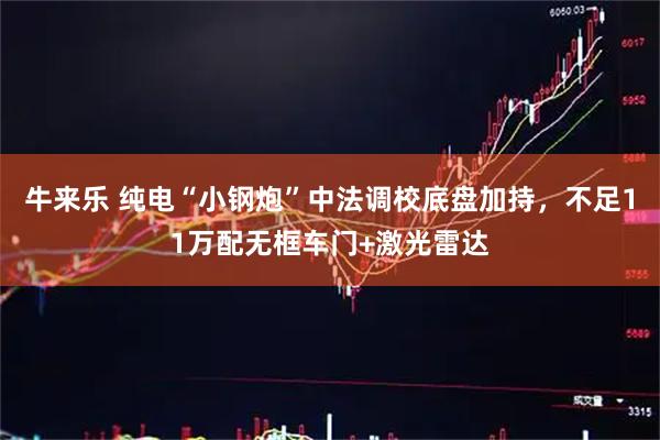 牛来乐 纯电“小钢炮”中法调校底盘加持,不足11万配无框车门+激光雷达